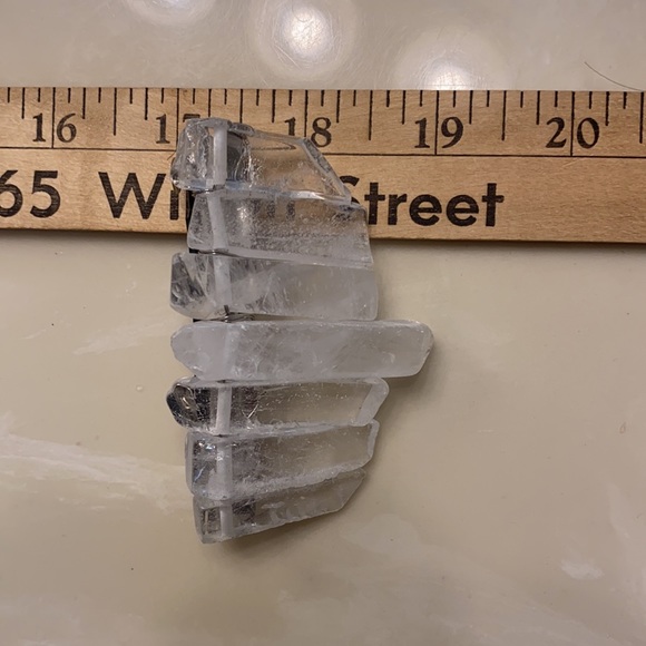 Quartz Crystal hair clasp barrette natural stone - Picture 9 of 10